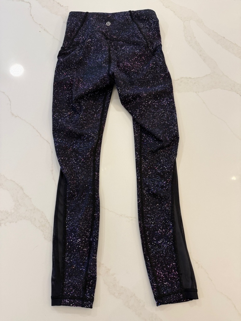 lululemon athletica Black with Purple Speckle High-Rise Women’s Leggings